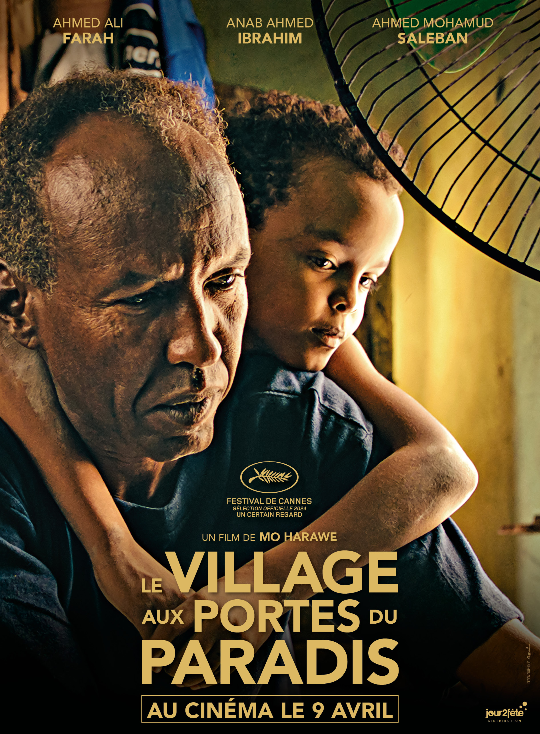 Affiche LE VILLAGE AUX PORTES DU PARADIS